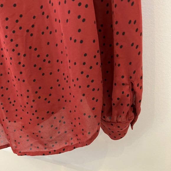 L’Agence Polka Dot Silk Blouse - Picture 13 of 16